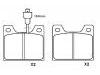 Bremsbelagsatz, Scheibenbremse Brake Pad Set:4245.34