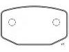 Bremsbelagsatz, Scheibenbremse Brake Pad Set:121030