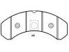 Bremsbelagsatz, Scheibenbremse Brake Pad Set:8 284 000 224