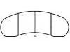 Plaquettes de frein Brake Pad Set:190429